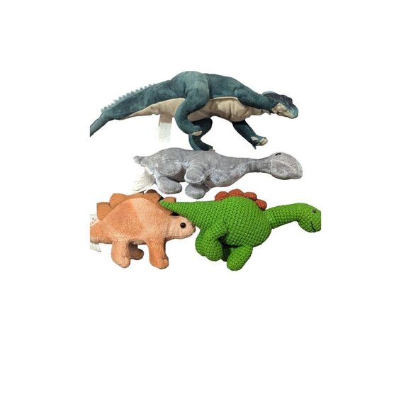 Dinosaur Plush Toys - Soft Stuffed Animals For Kids Set Of 4  mixed brands - Picture 4 of 8